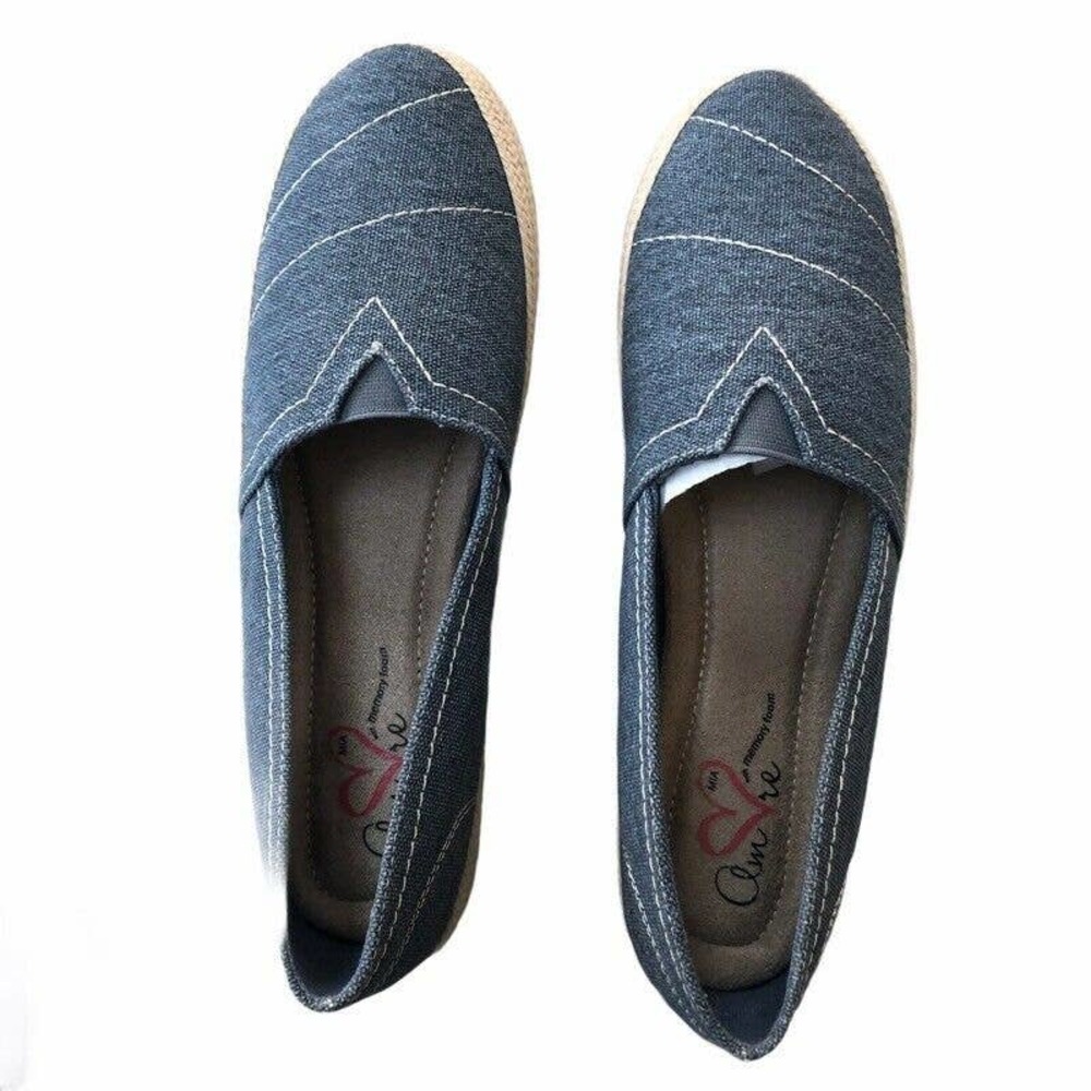 GUC- Mia Amore Womens Denim Freedom-F Ballet Flat Shoes. Size 9.